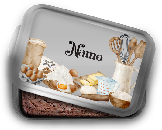 Ingredients Design Baking Pan