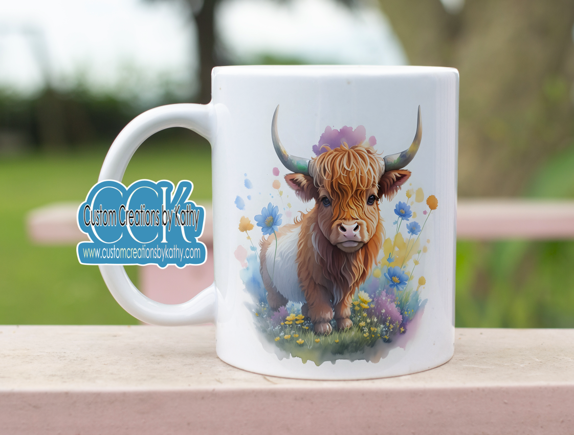 Floral Cow