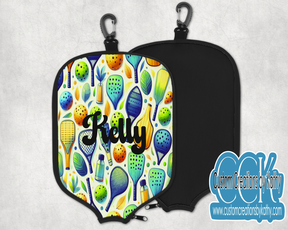 Pickleball Racket Background