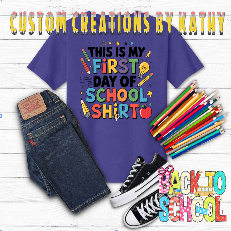 First Day of School Shirt