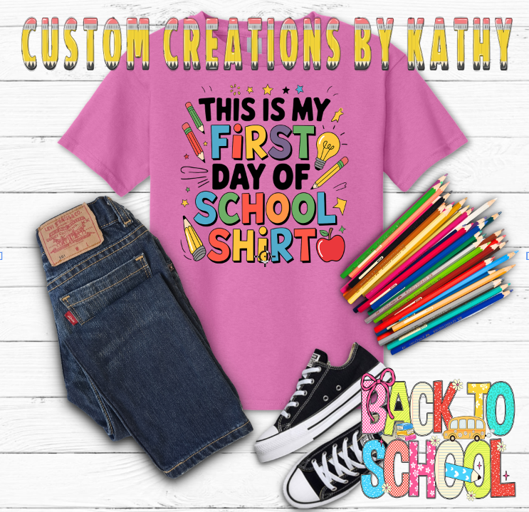 First Day of School Shirt