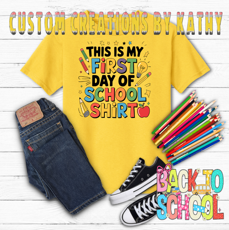 First Day of School Shirt