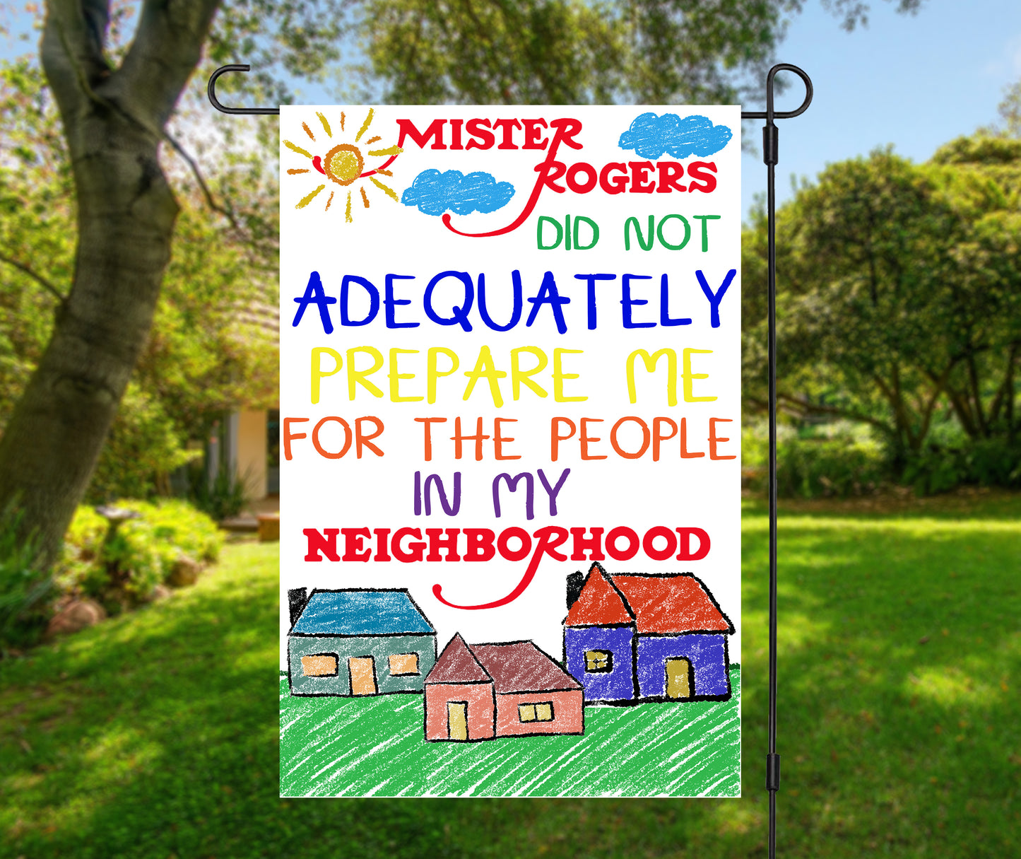 Neighborhood Yard Flag