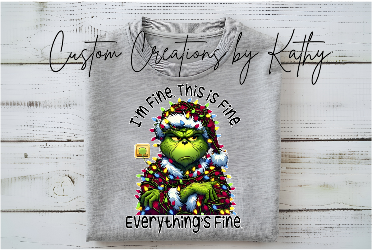 It's Fine Christmas Sweatshirt